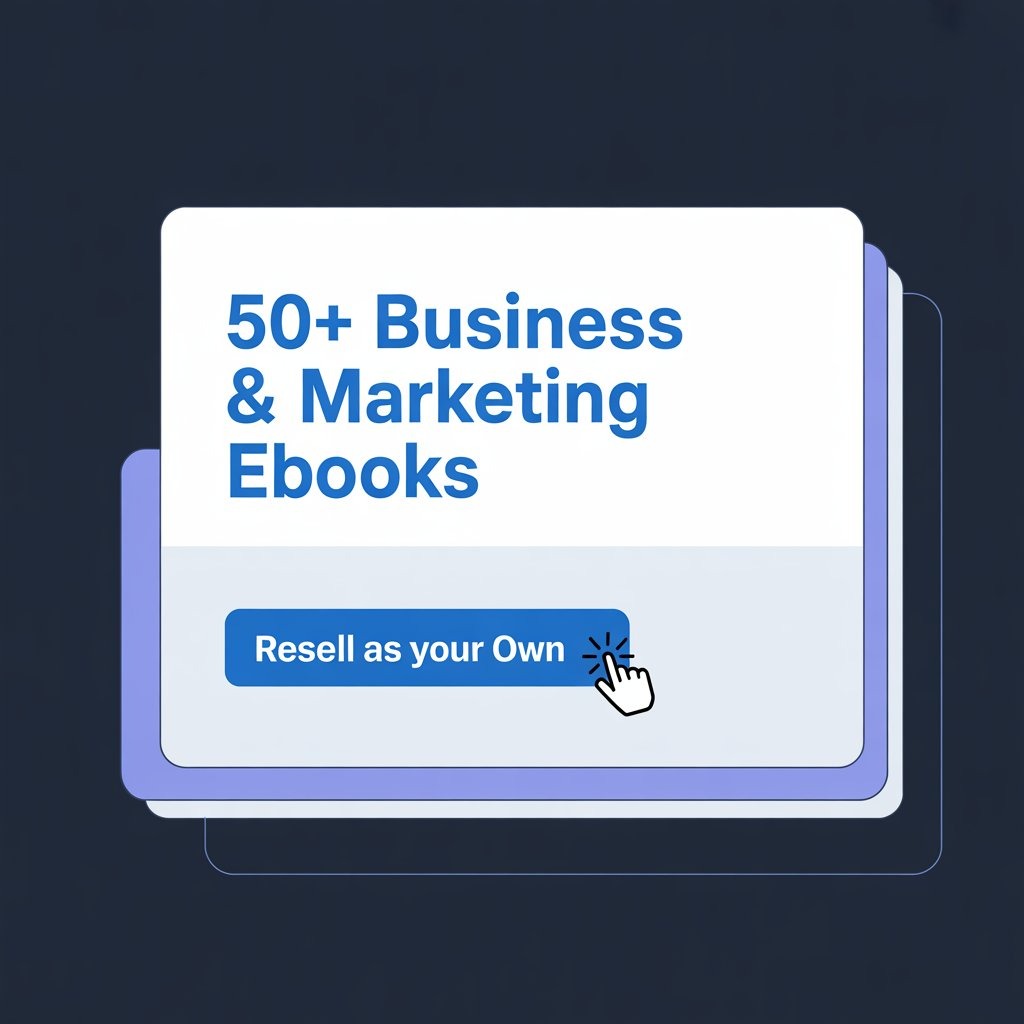 50+ Business & Marketing eBooks Mega Bundle | Master Resell Rights (MRR)