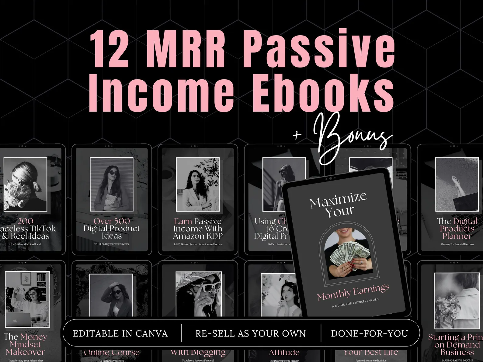 Passive Income eBook Vault – 13 MRR & PLR Digital Products Bundle
