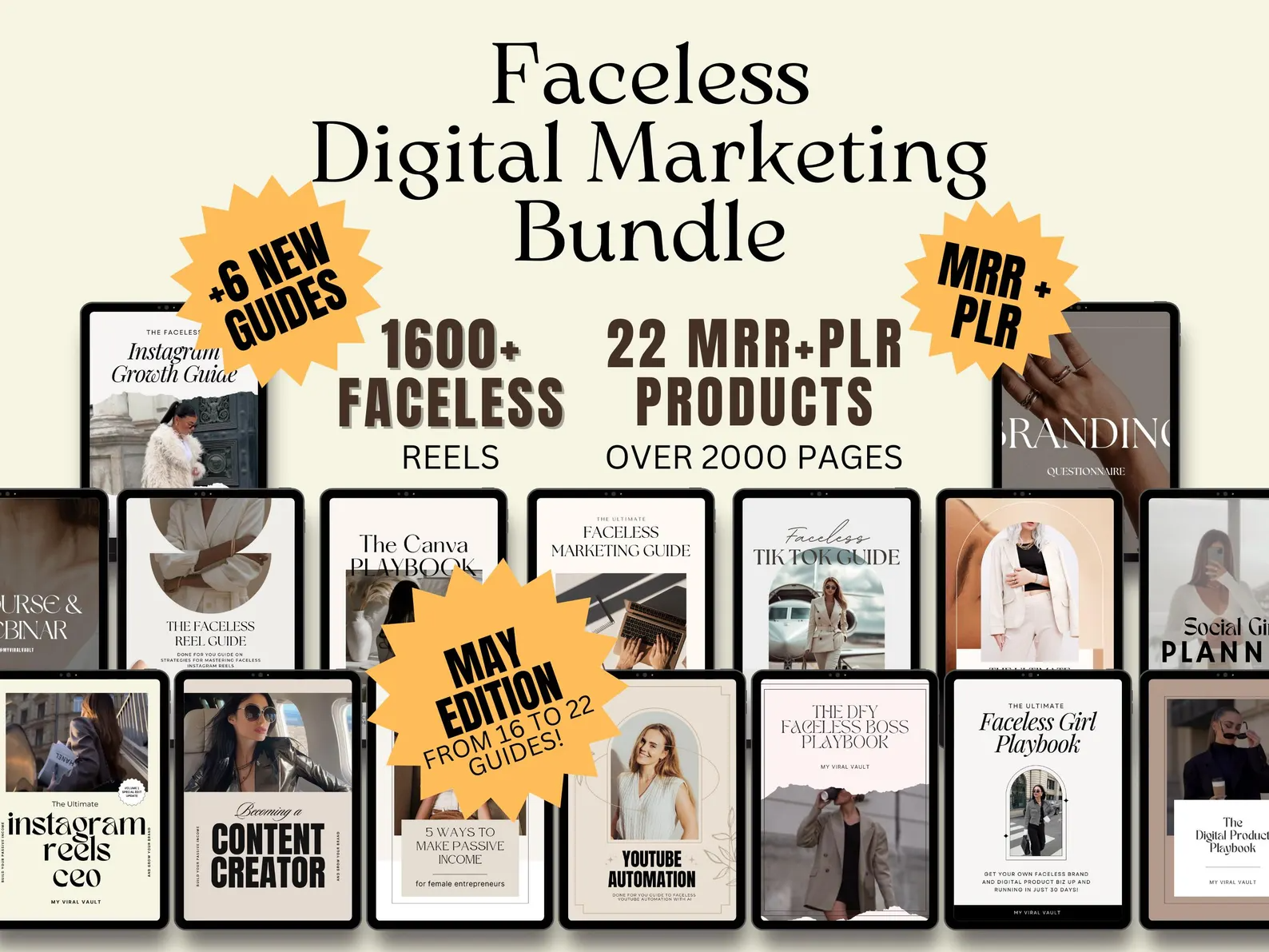 Faceless Entrepreneur Vault – DFY Digital Marketing MRR Kit