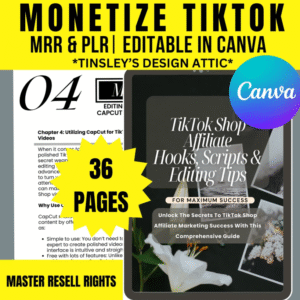 TikTok Hooks & Scripts Vault – Monetize TikTok (MRR + PLR)