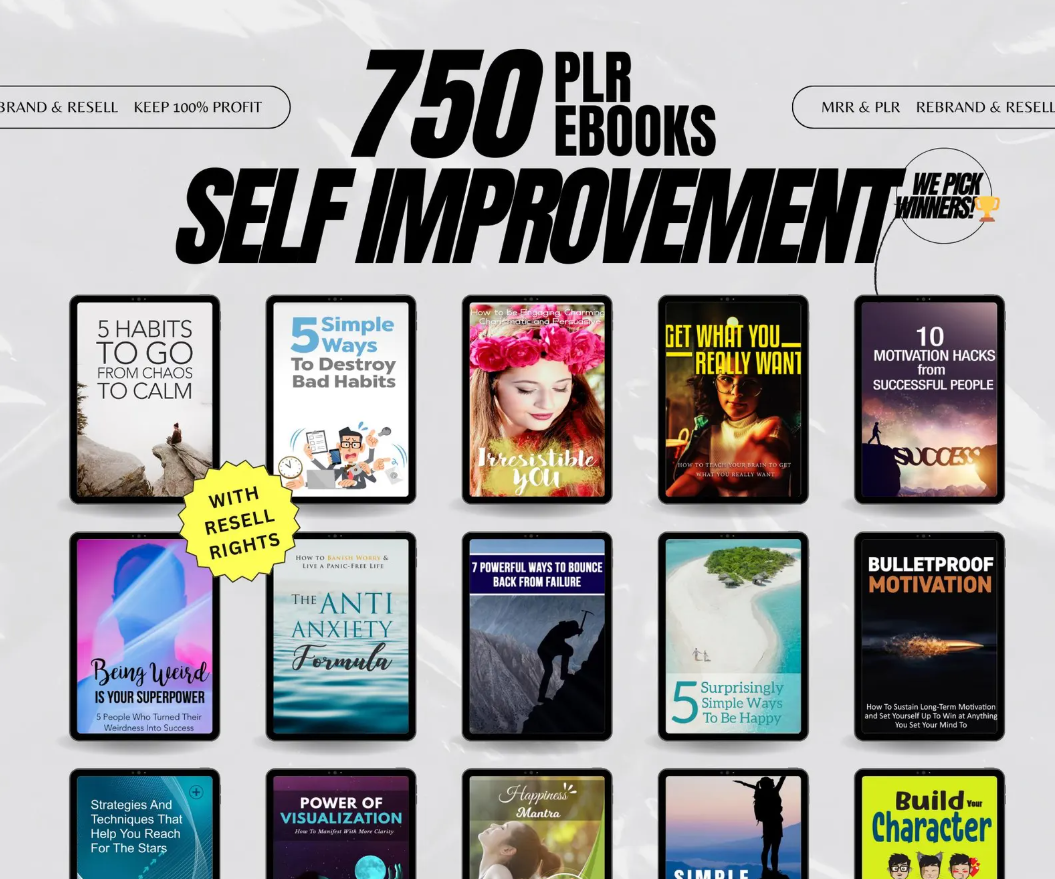 The Growth Arsenal: 750 Digital Books with Resell Rights